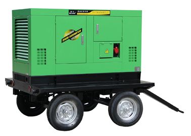 Gerador incluido portátil móvel 8 do reboque - água 50Hz/60Hz de 1000KW de refrigeração