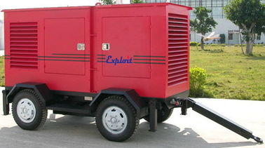 O reboque de 6 cilindros montou o gerador 200KW 250KVA 400V/230V sobre a proteção atual