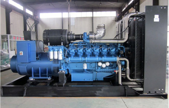 Conjunto de gerador a diesel Weichai 1250KVA/1000KW Tensão de saída 415V/240